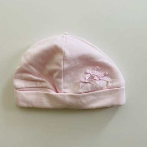 Růžová dvouvrstvá čepice, vel. 68