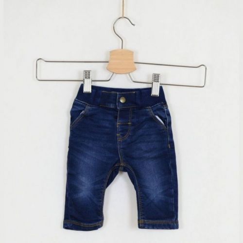 Modré pružné jeans Marks & Spencer, vel. 62