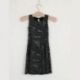 Černé třpytivé šaty Primark, vel. 134