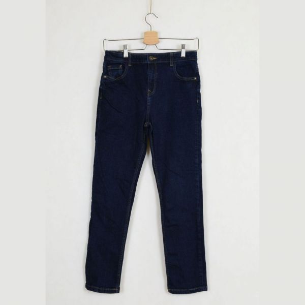 Tmavěmodré jeans, vel. 158