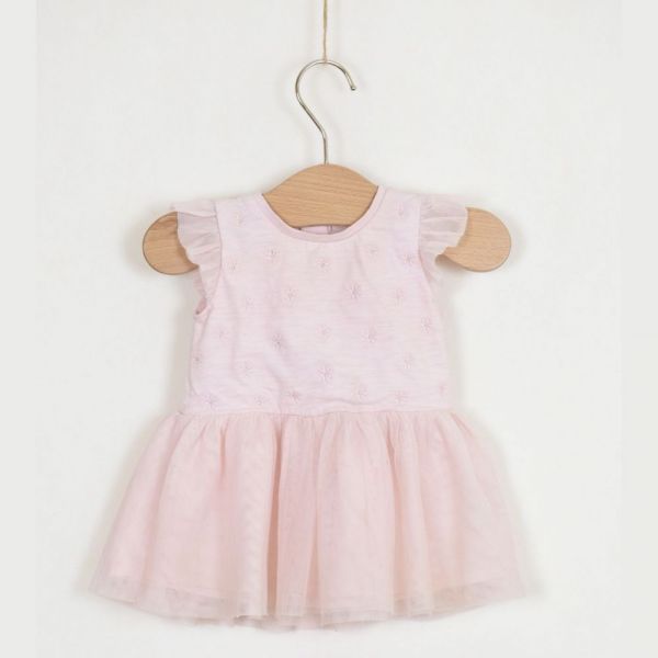 Růžové šaty Next, vel. 68