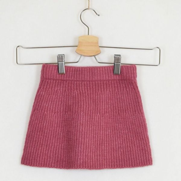 Růžová pletená sukně Tu, vel. 86
