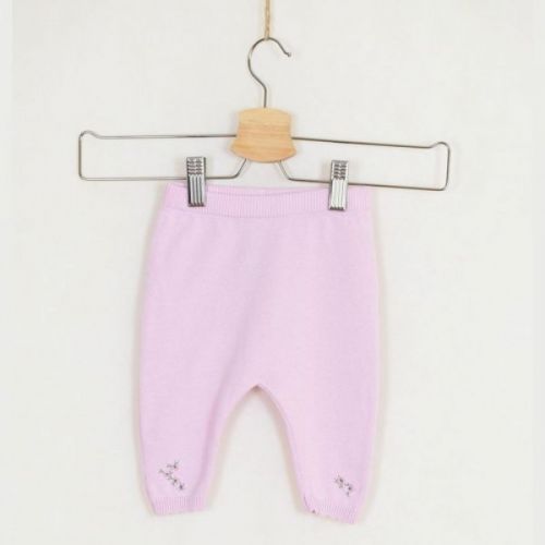 Růžové úpletové kalhoty Next, vel. 62