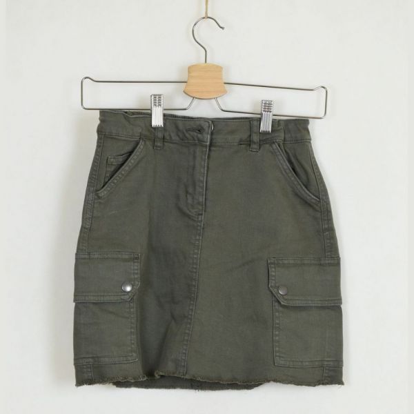 Zelená jeans sukně, vel. 152