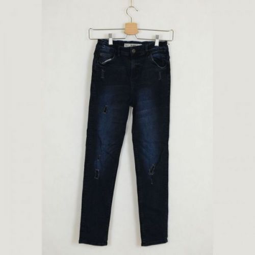 Modré jeans s prošoupáním Primark, vel. 146