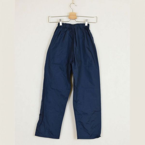 Modré šusťákové kalhoty, vel. 140