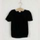 Černé sametové triko Zara, vel. 140