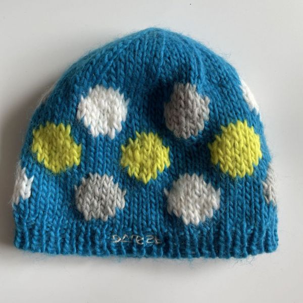 Pletená zimní čepice, vel. 128