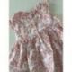 Růžové květované šaty George, vel. 68