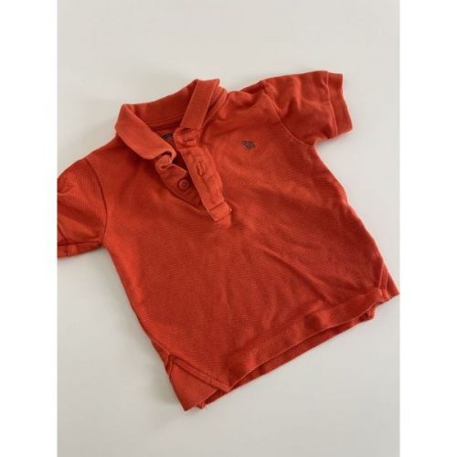 Oranžové triko s límečkem Next, vel. 74