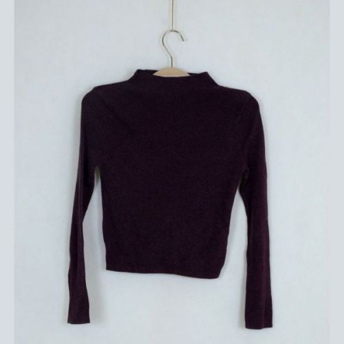 Fialový svetrový svetr, vel. 164
