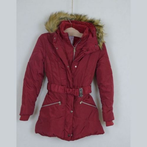 Červená zimní bunda s kapucí Tu, vel. 152