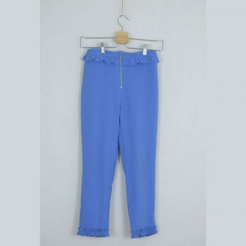Modré společenské kalhoty RIVER ISLAND, vel. 140