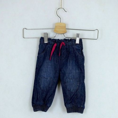 Zateplené jeans kalhoty, vel. 68