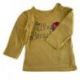 Žluté triko s růžičkou Nutmeg, vel. 80