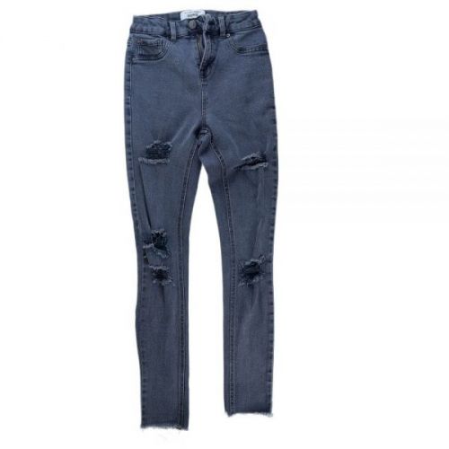 Jeans s prošoupáním skinny, vel. 164
