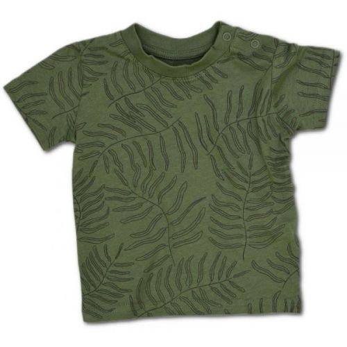 Zelené triko s kapradím Primark, vel. 68