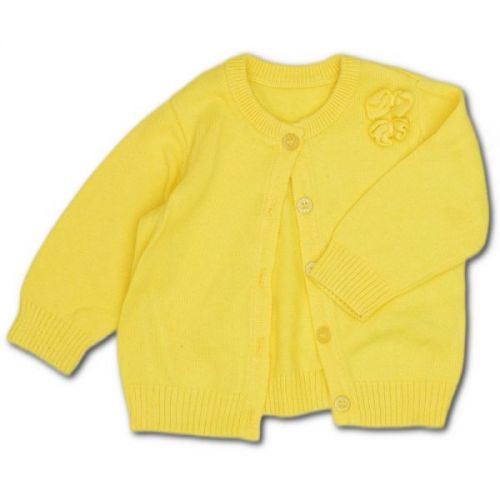 Žlutý svetr s mašličkou Nutmeg, vel. 50