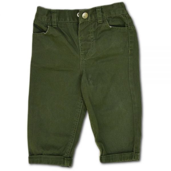 Zelené kalhoty F & F, vel. 74