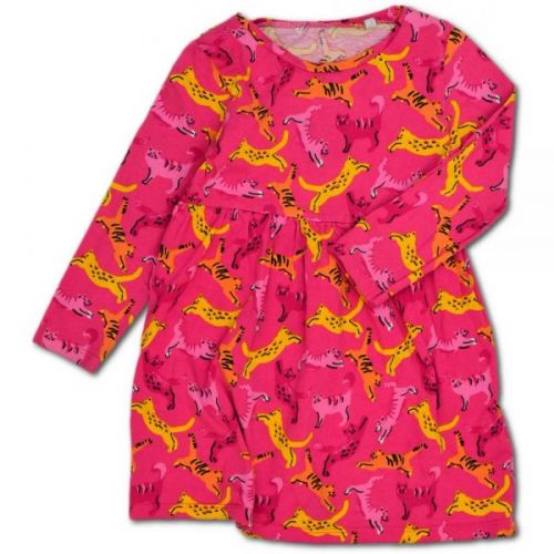 Růžové šaty se zvířátky Bluezoo, vel. 98