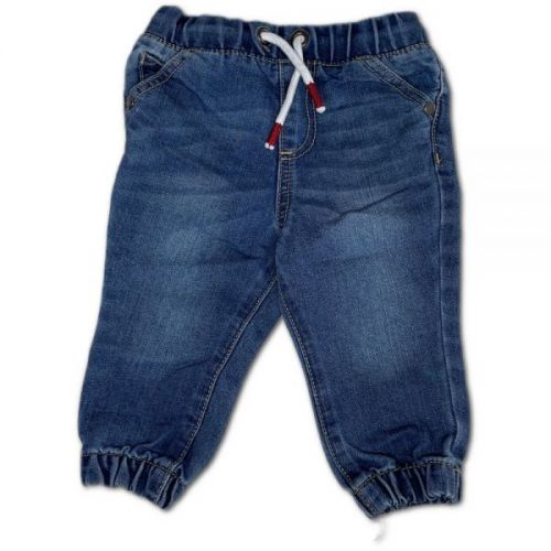 Modré jeans F & F, vel. 74