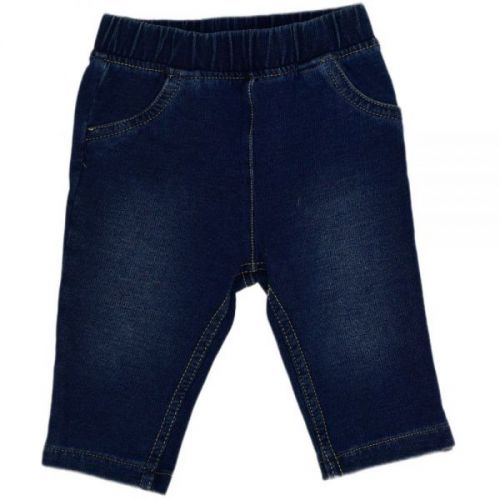 Modré tepláky imitace jeans George, vel. 62
