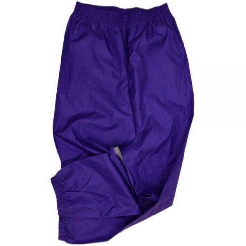 Fialové šusťákové kalhoty bez podšívky, vel. 140