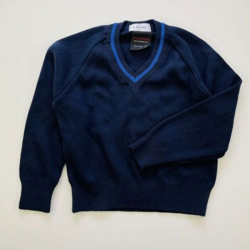 Modrý svetr, vel. 98