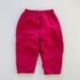 Růžové zateplené kalhoty, vel. 68