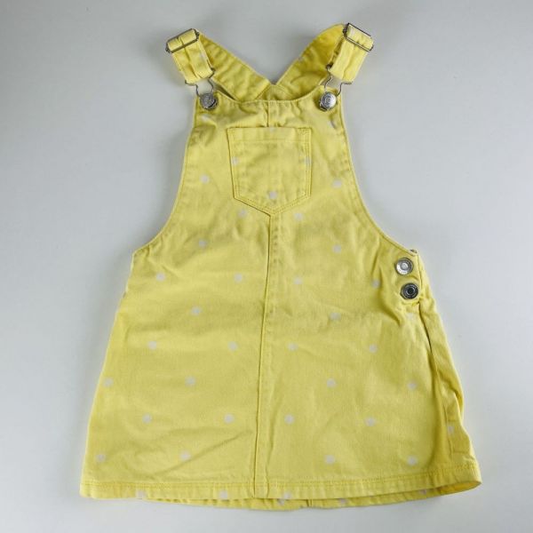 Žluté jeans šaty F & F, vel. 104