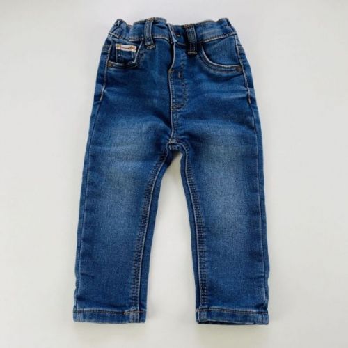 Modré pružné jeans George, vel. 80