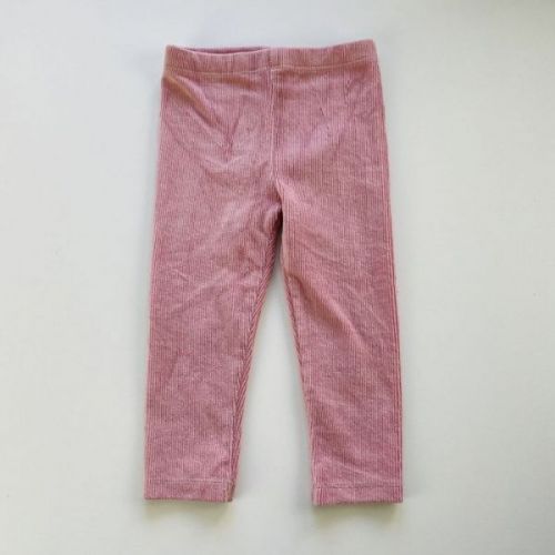 Růžové sametové kalhoty Tu, vel. 80