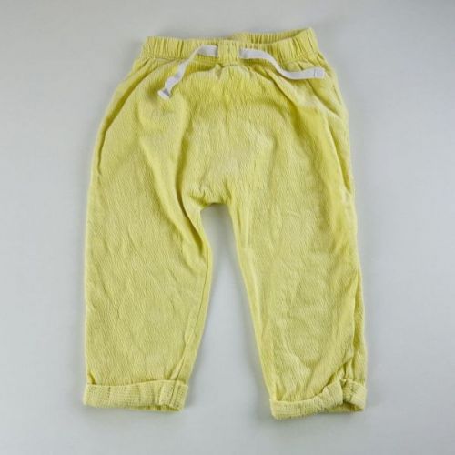 Žluté lehké kalhoty, vel. 80