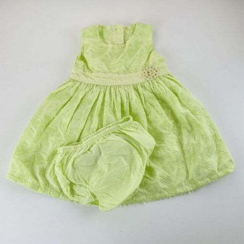 Zelené šaty s kalhotkama Marks & Spencer, vel. 74