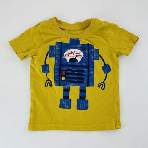 Žluté triko s robotem George, vel. 74