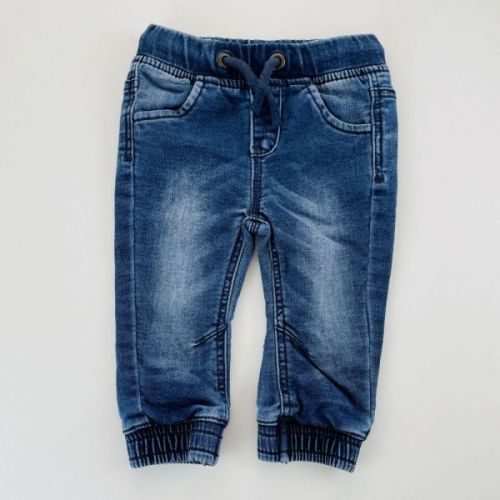 Modré jeans kalhoty Matalan, vel. 74
