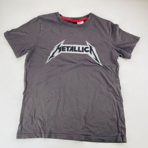 Šedé triko Metallica H & M , vel. 146