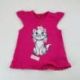 Růžové triko s kočičkou Disney, vel. 62