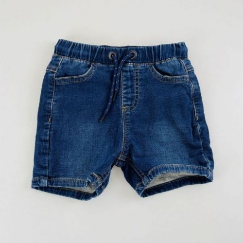 Modré pružné jeans Next, vel. 86