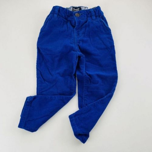 Modré manšestrové kalhoty Next, vel. 98
