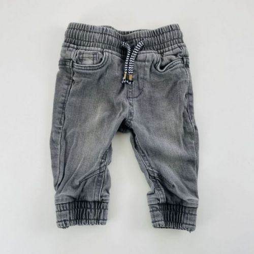 Šedé jeans, vel. 68